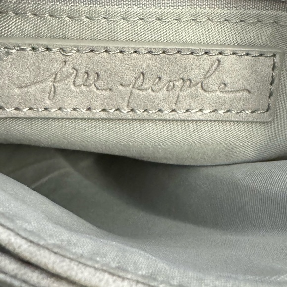 Free People Laurie Vegan Grey Crossbody Bag - Picture 4 of 8